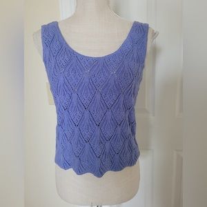 Vintage crochet top Cotton,